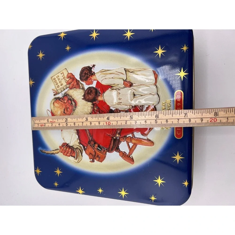 Vintage Circa 1947 Norman Rockwell Snickers‎ Container Tin
